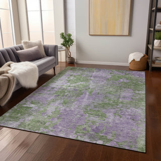 Piper Looms Chantille Modern ACN573 Green Area Rug