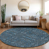 Piper Looms Chantille Bohemian ACN574 Blue Area Rug