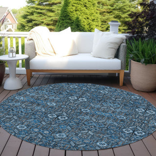 Piper Looms Chantille Bohemian ACN574 Blue Area Rug