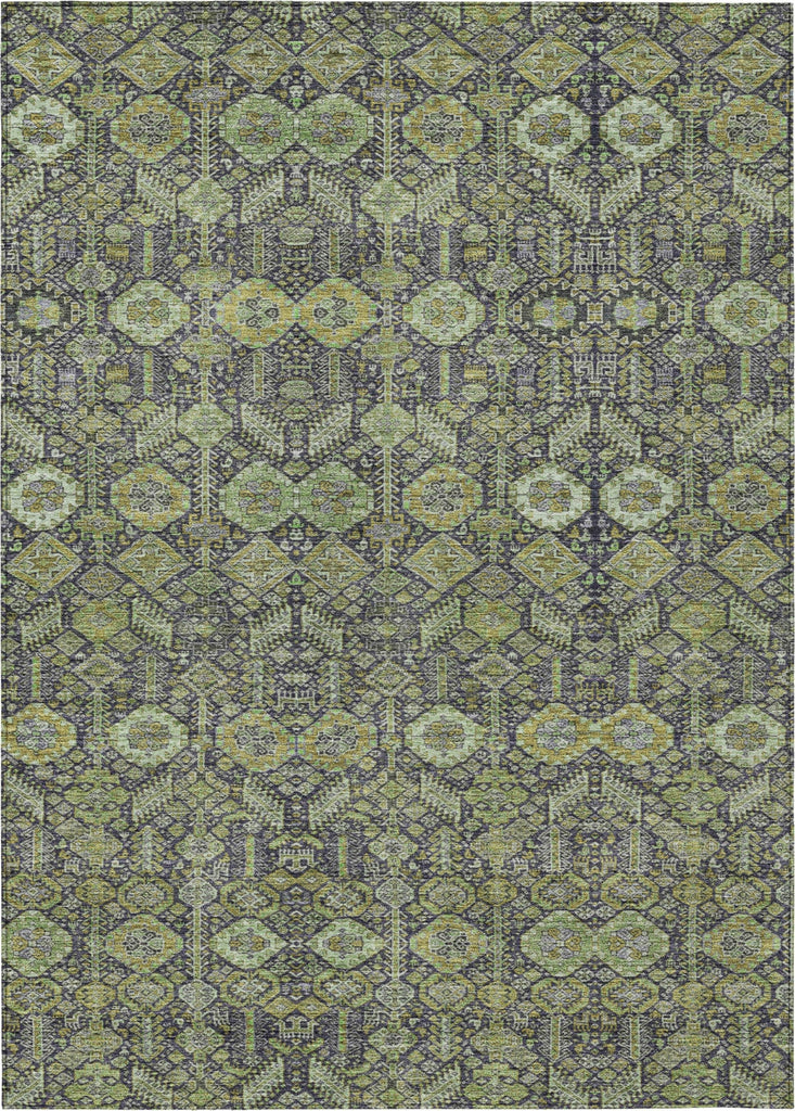 Piper Looms Chantille Bohemian ACN574 Green Area Rug