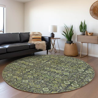 Piper Looms Chantille Bohemian ACN574 Green Area Rug