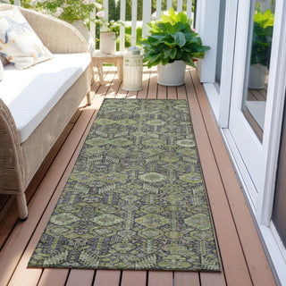 Piper Looms Chantille Bohemian ACN574 Green Area Rug