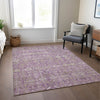 Piper Looms Chantille Bohemian ACN574 Lavender Area Rug