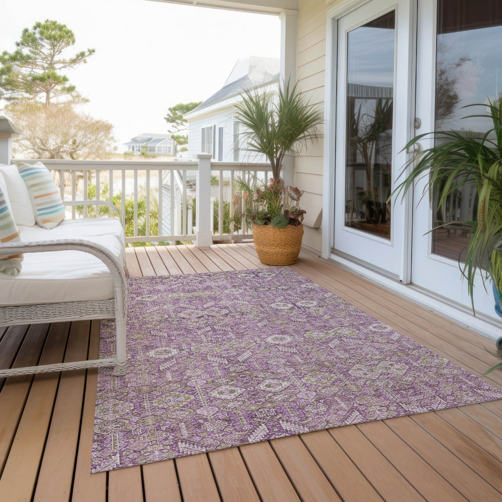 Piper Looms Chantille Bohemian ACN574 Lavender Area Rug – Incredible ...