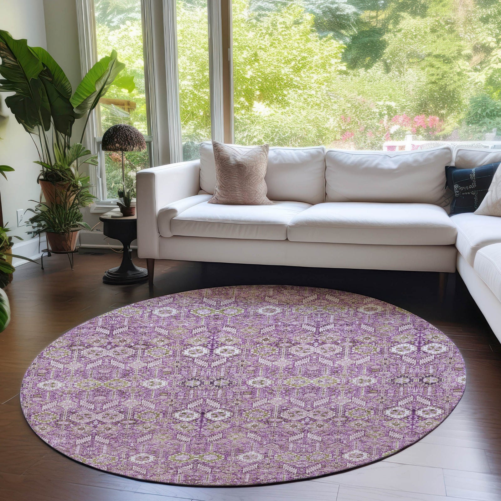 Piper Looms Chantille Bohemian ACN574 Lavender Area Rug – Incredible ...