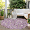 Piper Looms Chantille Bohemian ACN574 Lavender Area Rug