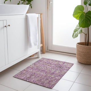 Piper Looms Chantille Bohemian ACN574 Lavender Area Rug