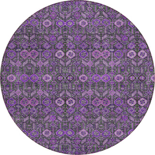 Piper Looms Chantille Bohemian ACN574 Purple Area Rug