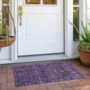 Piper Looms Chantille Bohemian ACN574 Purple Area Rug