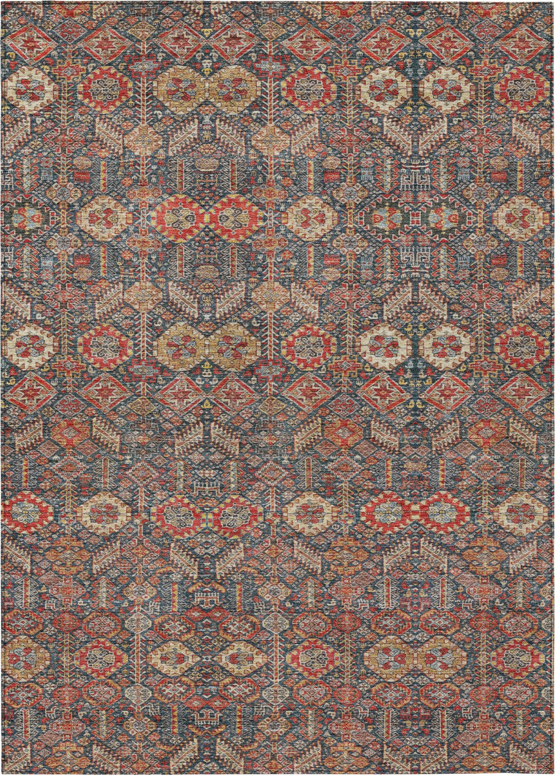 Piper Looms Chantille Bohemian ACN574 Red Area Rug