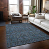 Piper Looms Chantille Bohemian ACN574 Teal Area Rug