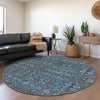 Piper Looms Chantille Bohemian ACN574 Teal Area Rug