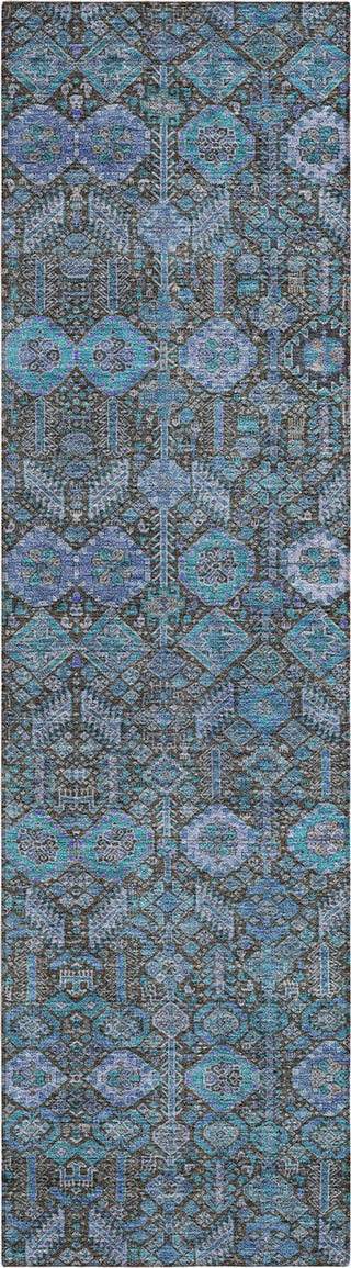 Piper Looms Chantille Bohemian ACN574 Teal Area Rug