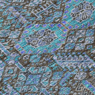 Piper Looms Chantille Bohemian ACN574 Teal Area Rug