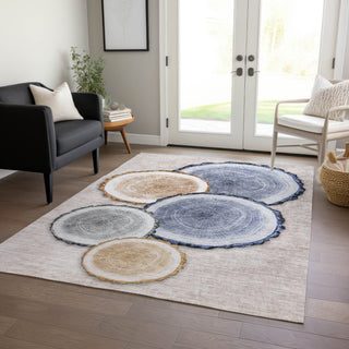 Piper Looms Chantille Organic ACN575 Beige Area Rug