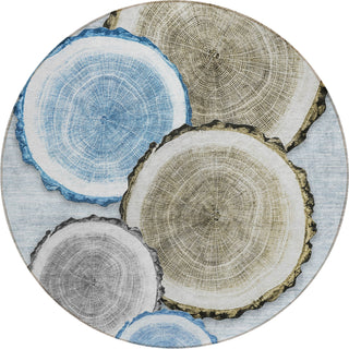 Piper Looms Chantille Organic ACN575 Blue Area Rug