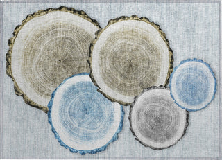 Piper Looms Chantille Organic ACN575 Blue Area Rug