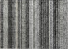 Piper Looms Chantille Stripes ACN576 Black Area Rug