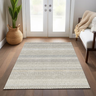 Piper Looms Chantille Stripes ACN576 Ivory Area Rug