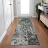 Piper Looms Chantille Ikat ACN577 Charcoal Area Rug
