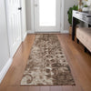 Piper Looms Chantille Ikat ACN577 Chocolate Area Rug