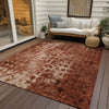 Piper Looms Chantille Ikat ACN577 Paprika Area Rug