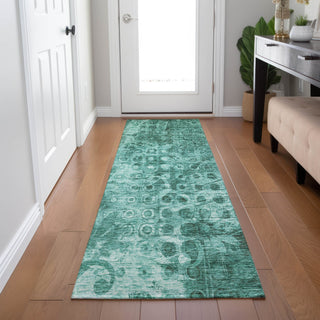 Piper Looms Chantille Ikat ACN577 Teal Area Rug