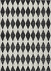 Piper Looms Chantille Diamonds ACN578 Black Area Rug