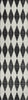 Piper Looms Chantille Diamonds ACN578 Black Area Rug