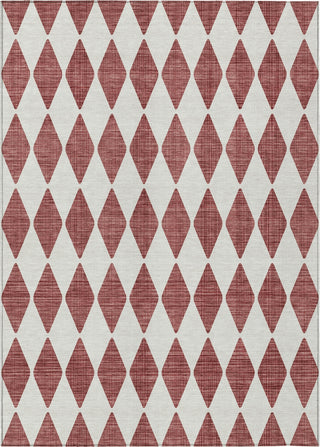 Piper Looms Chantille Diamonds ACN578 Burgundy Area Rug