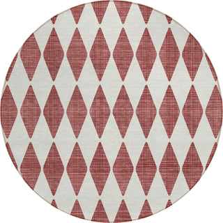 Piper Looms Chantille Diamonds ACN578 Burgundy Area Rug