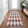 Piper Looms Chantille Diamonds ACN578 Burgundy Area Rug