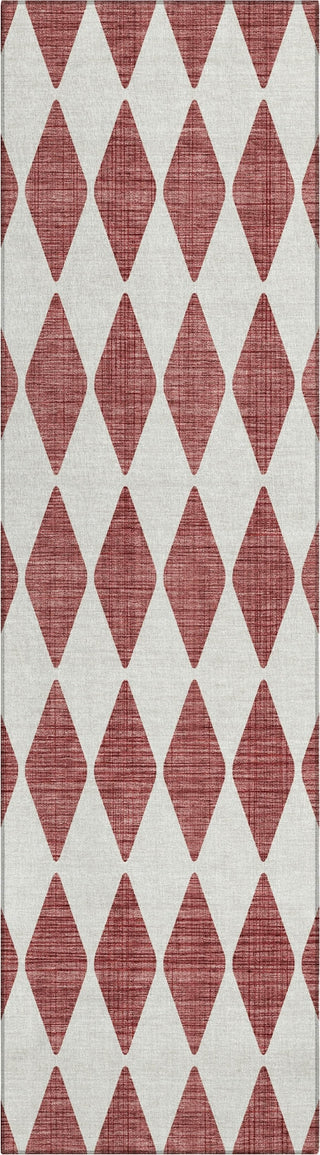 Piper Looms Chantille Diamonds ACN578 Burgundy Area Rug