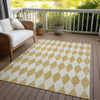 Piper Looms Chantille Diamonds ACN578 Gold Area Rug