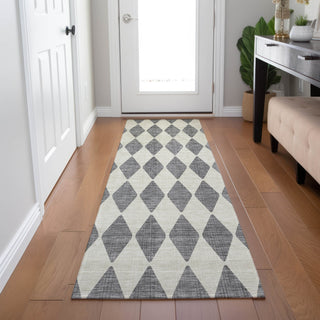 Piper Looms Chantille Diamonds ACN578 Gray Area Rug