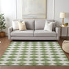 Piper Looms Chantille Diamonds ACN578 Green Area Rug Lifestyle Image Feature