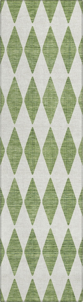 Piper Looms Chantille Diamonds ACN578 Green Area Rug