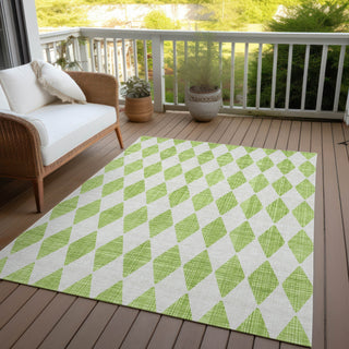 Piper Looms Chantille Diamonds ACN578 Lime Area Rug