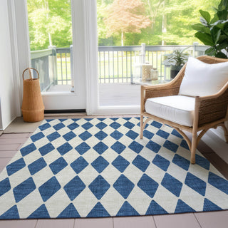 Piper Looms Chantille Diamonds ACN578 Navy Area Rug