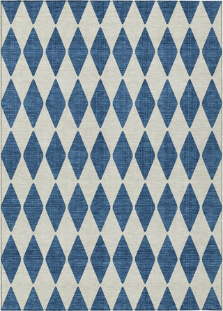 Piper Looms Chantille Diamonds ACN578 Navy Area Rug