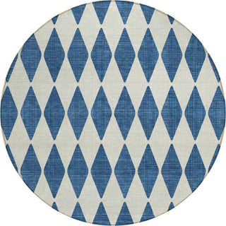 Piper Looms Chantille Diamonds ACN578 Navy Area Rug