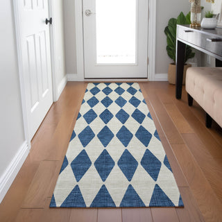 Piper Looms Chantille Diamonds ACN578 Navy Area Rug