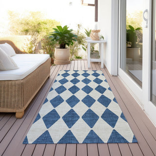 Piper Looms Chantille Diamonds ACN578 Navy Area Rug