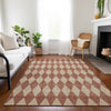 Piper Looms Chantille Diamonds ACN578 Paprika Area Rug