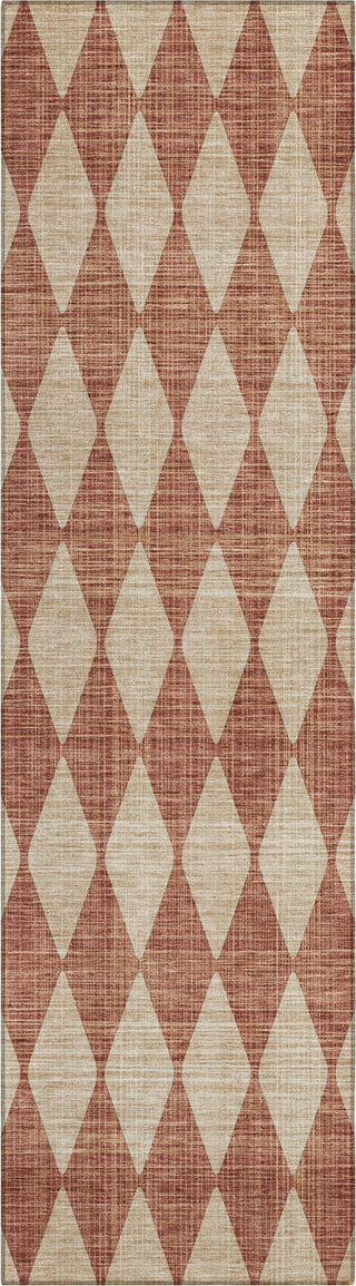 Piper Looms Chantille Diamonds ACN578 Paprika Area Rug