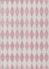 Piper Looms Chantille Diamonds ACN578 Pink Area Rug