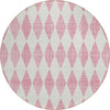 Piper Looms Chantille Diamonds ACN578 Pink Area Rug