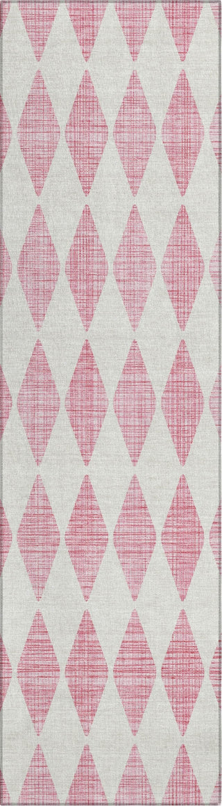 Piper Looms Chantille Diamonds ACN578 Pink Area Rug