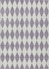 Piper Looms Chantille Diamonds ACN578 Purple Area Rug