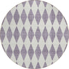 Piper Looms Chantille Diamonds ACN578 Purple Area Rug